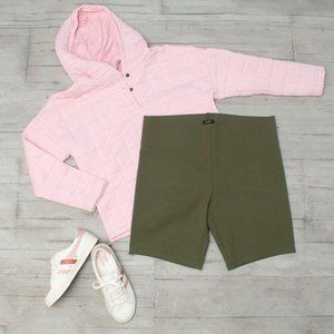 NWT Loft Sculpt Bike Shorts S(4-6) - Vintage Green